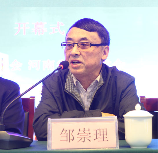中国逻辑学会会长、中国社会科学院哲学研究所研究员邹崇理讲话